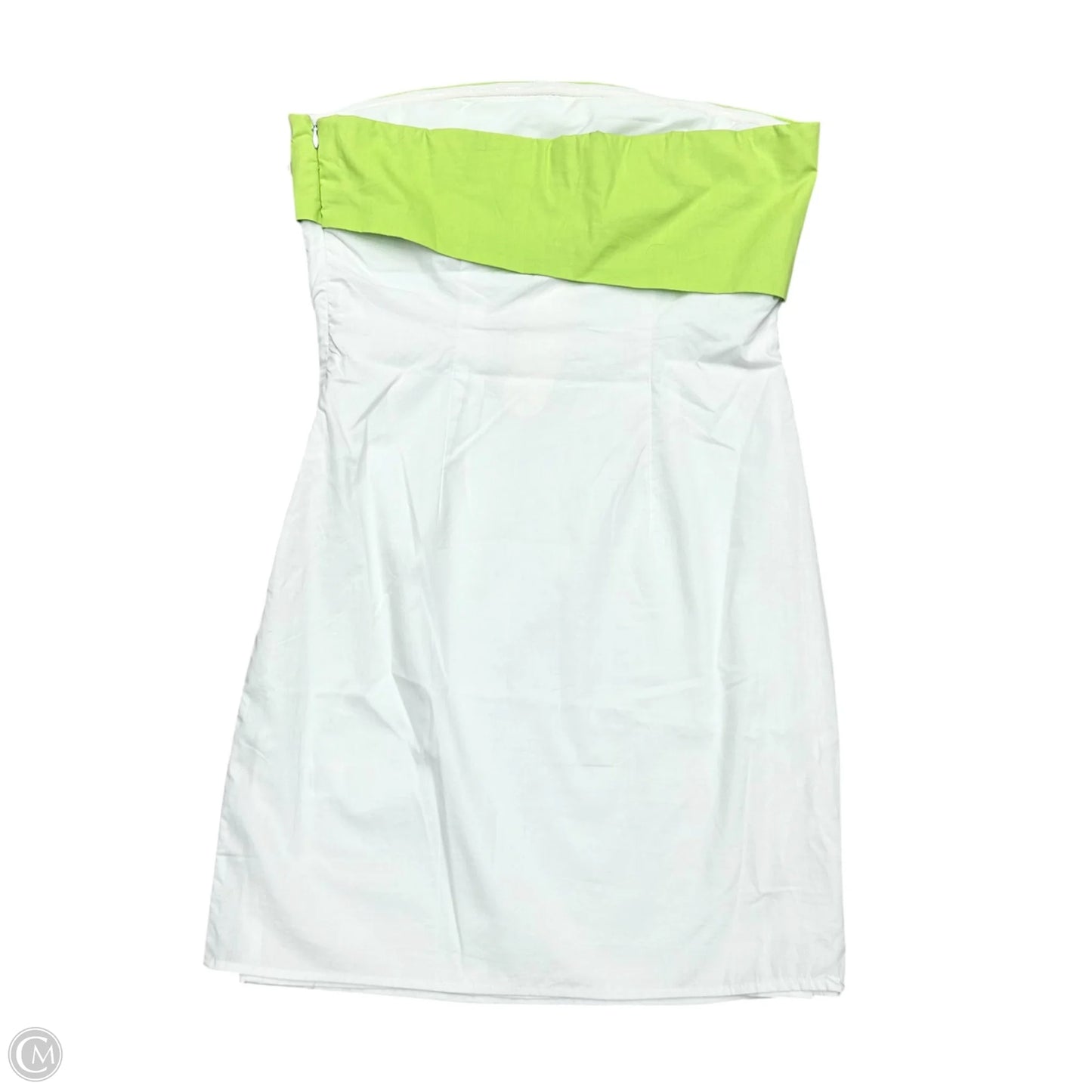 Dress Party Short By Flat White In Green & White, Size: Xs