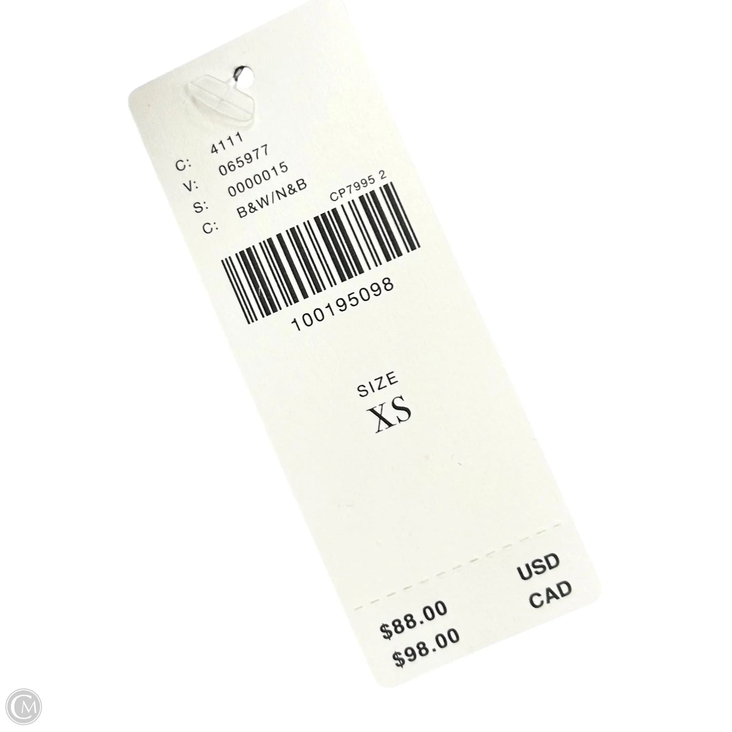 Top Sleeveless By Maeve In Black & White, Size: Xs