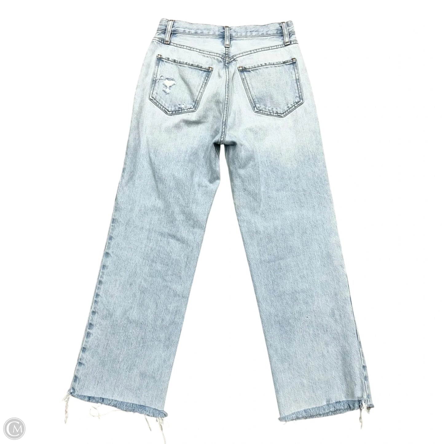 Jeans Wide Leg By Frame In Blue Denim, Size: 2
