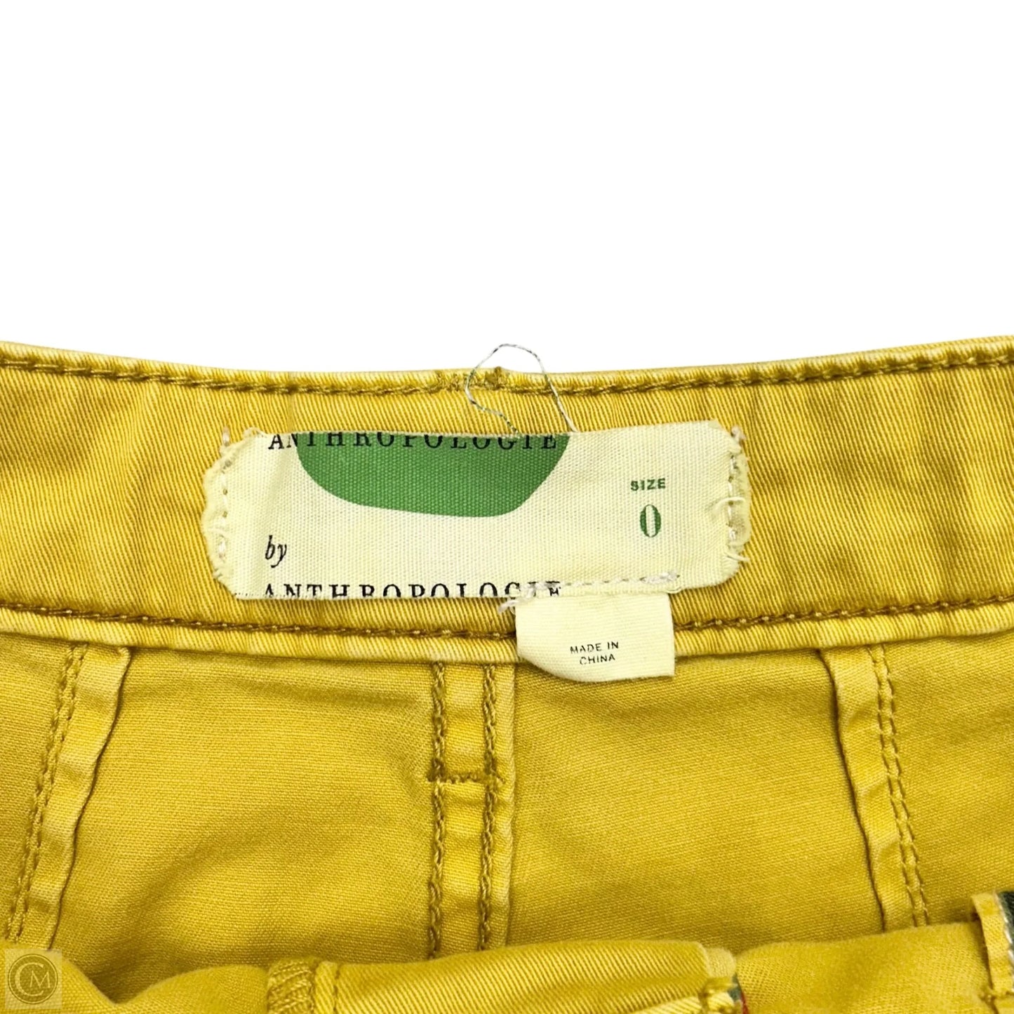 Pants Wide Leg By Anthropologie In Yellow, Size: 0