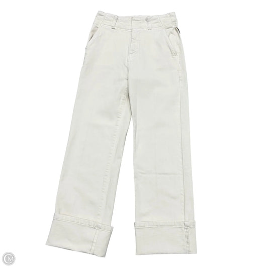 Jeans Wide Leg By Pilcro In Cream Denim, Size: 2