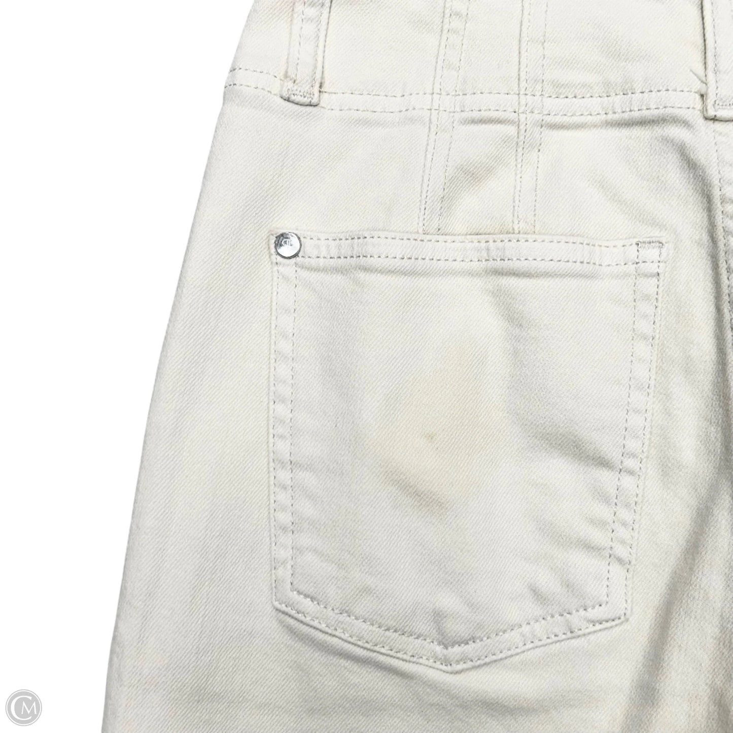 Jeans Wide Leg By Pilcro In Cream Denim, Size: 2
