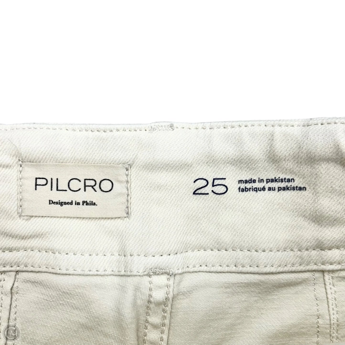 Jeans Wide Leg By Pilcro In Cream Denim, Size: 2