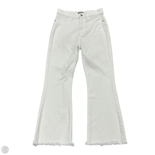 Jeans Cropped By Dl1961 In White Denim, Size: 2