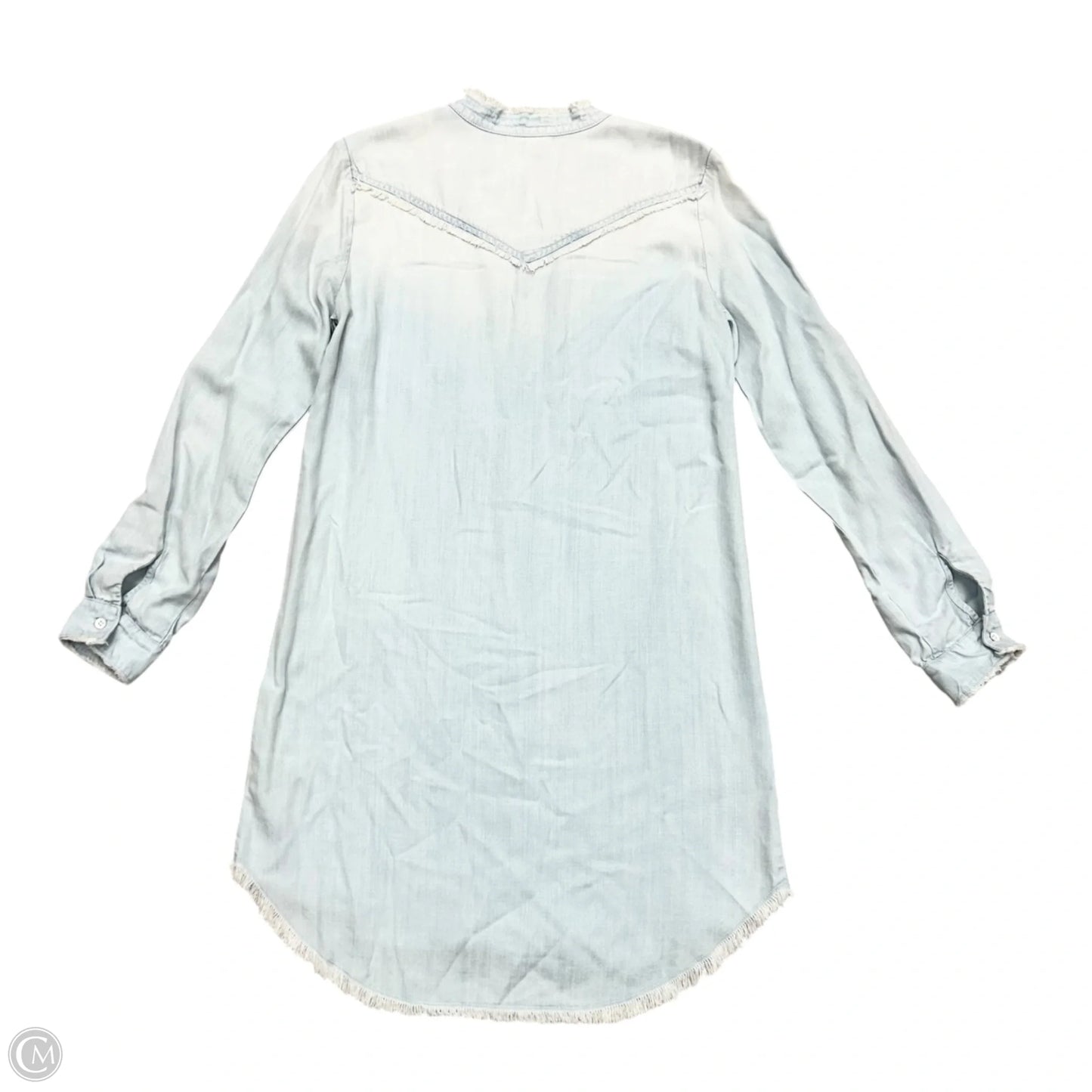 Dress Casual Midi By Cloth & Stone In Blue Denim, Size: Xs