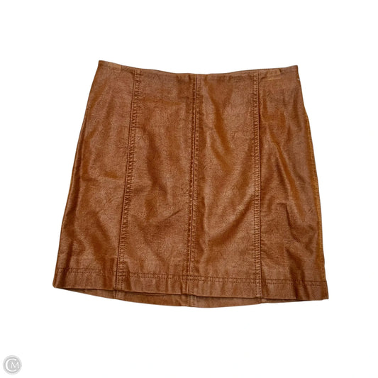 Skirt Mini & Short By Free People In Brown, Size: 2