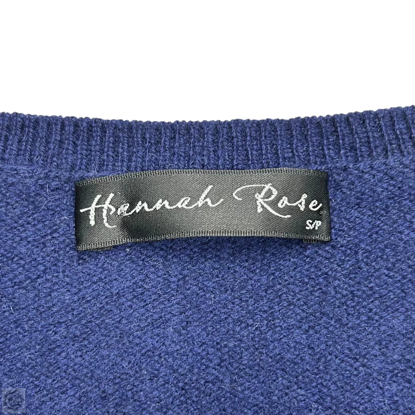Sweater Cashmere By Hannah Rose In Navy, Size: S