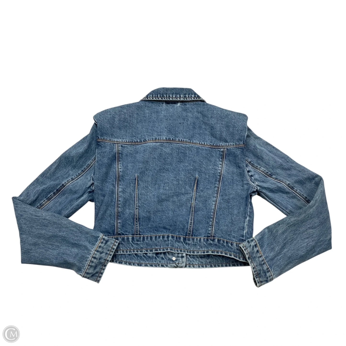 Jacket Denim By House Of Harlow In Blue Denim, Size: Xs