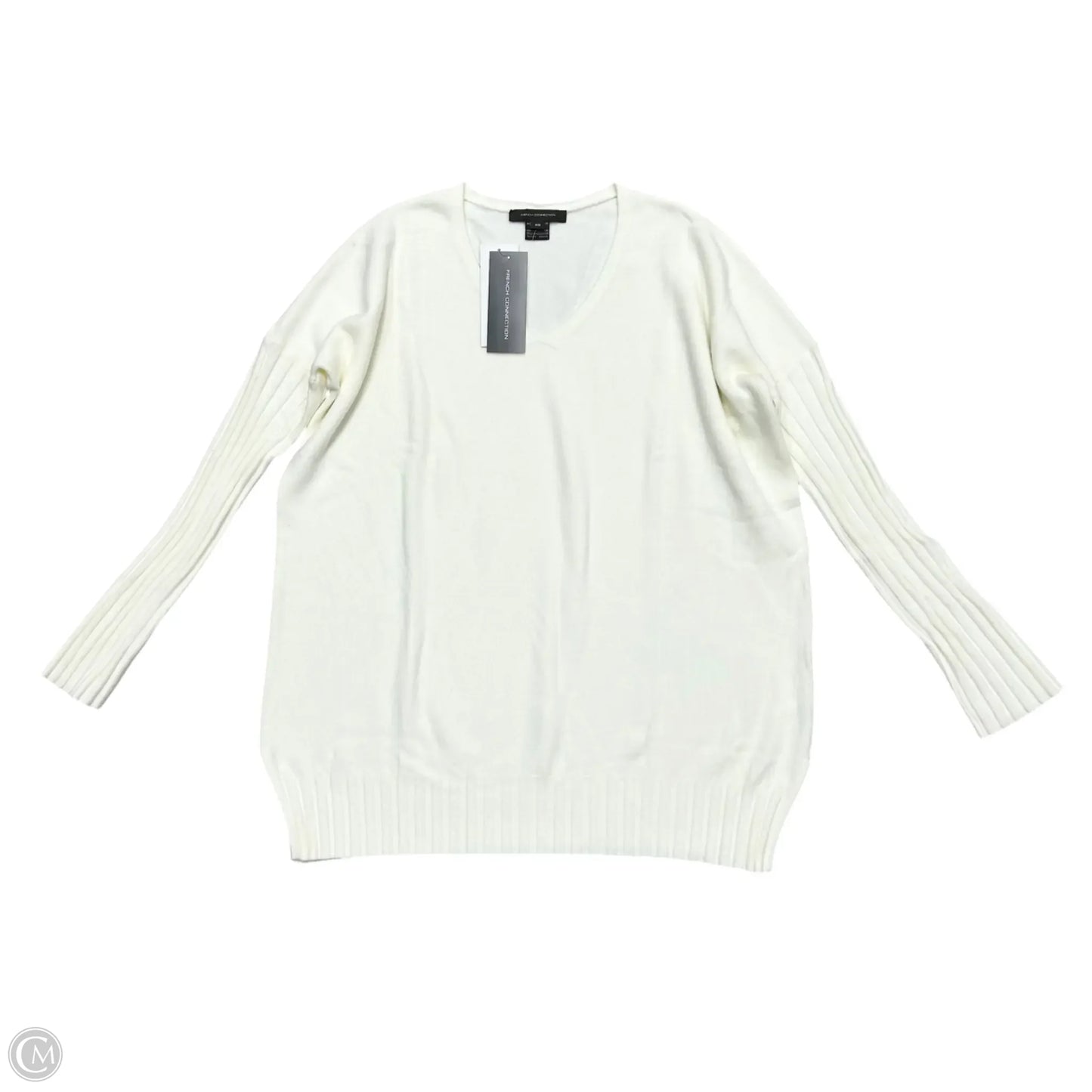 Sweater By French Connection In Ivory, Size: Xs