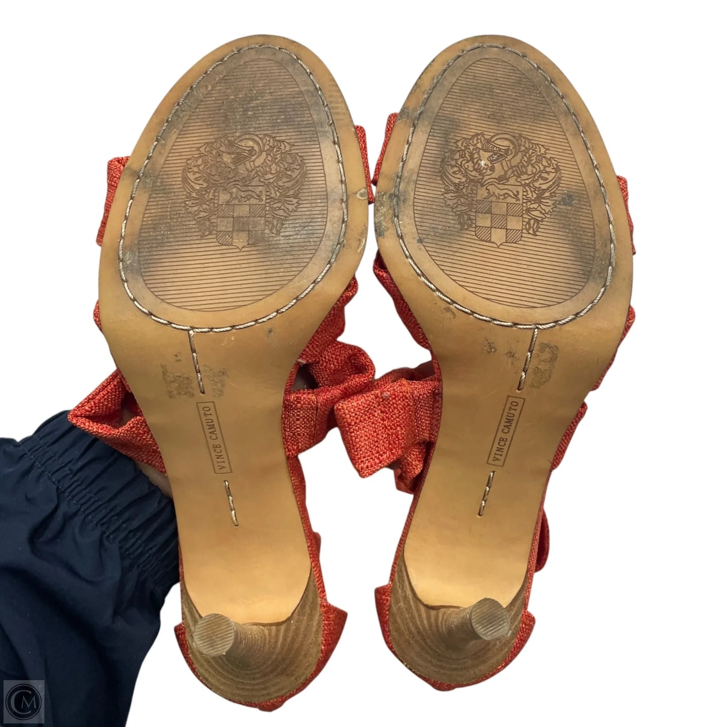 Shoes Heels Stiletto By Vince Camuto In Orange, Size: 7