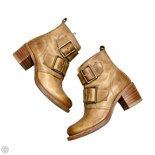 Boots Designer By Frye In Tan, Size: 7