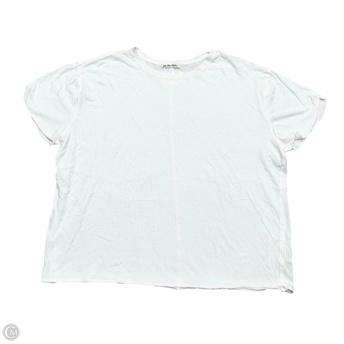 Top Short Sleeve Basic By We The Free In White, Size: Xl