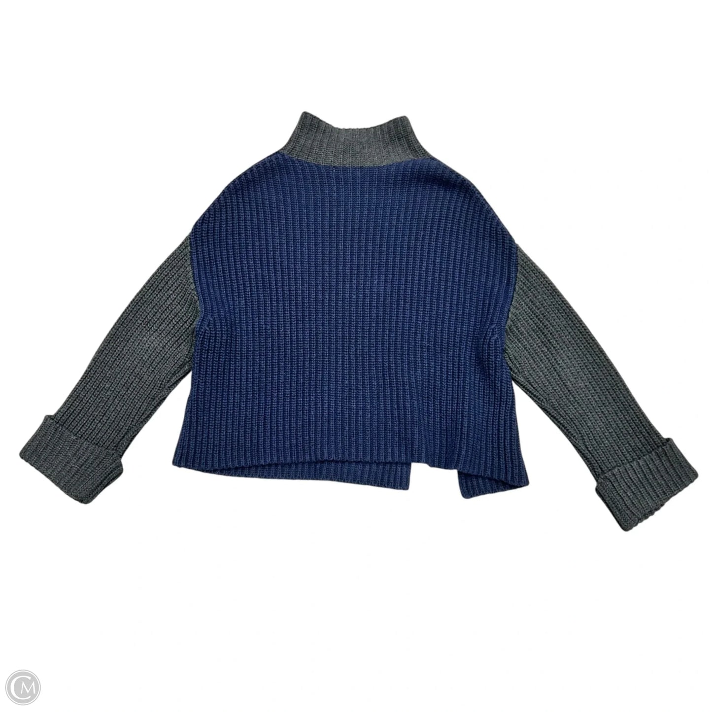 Sweater By Victor Alfaro In Blue & Grey, Size: Xs