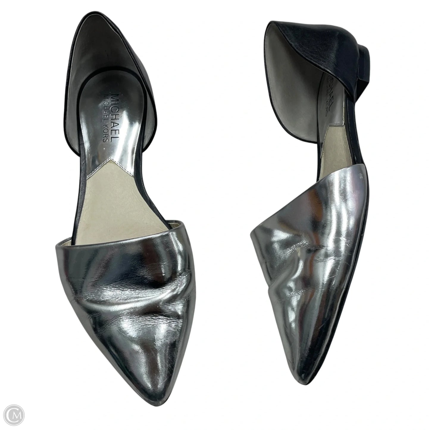 Shoes Flats By Michael By Michael Kors In Silver, Size: 7