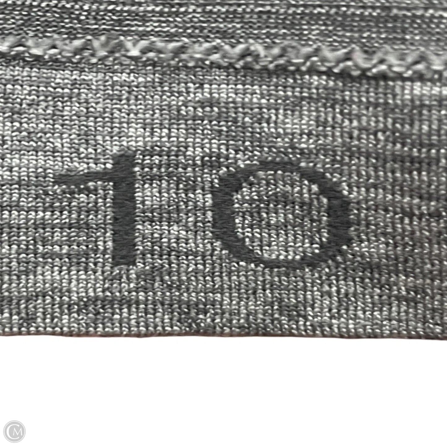 Athletic Top Long Sleeve Collar By Lululemon In Grey, Size: M