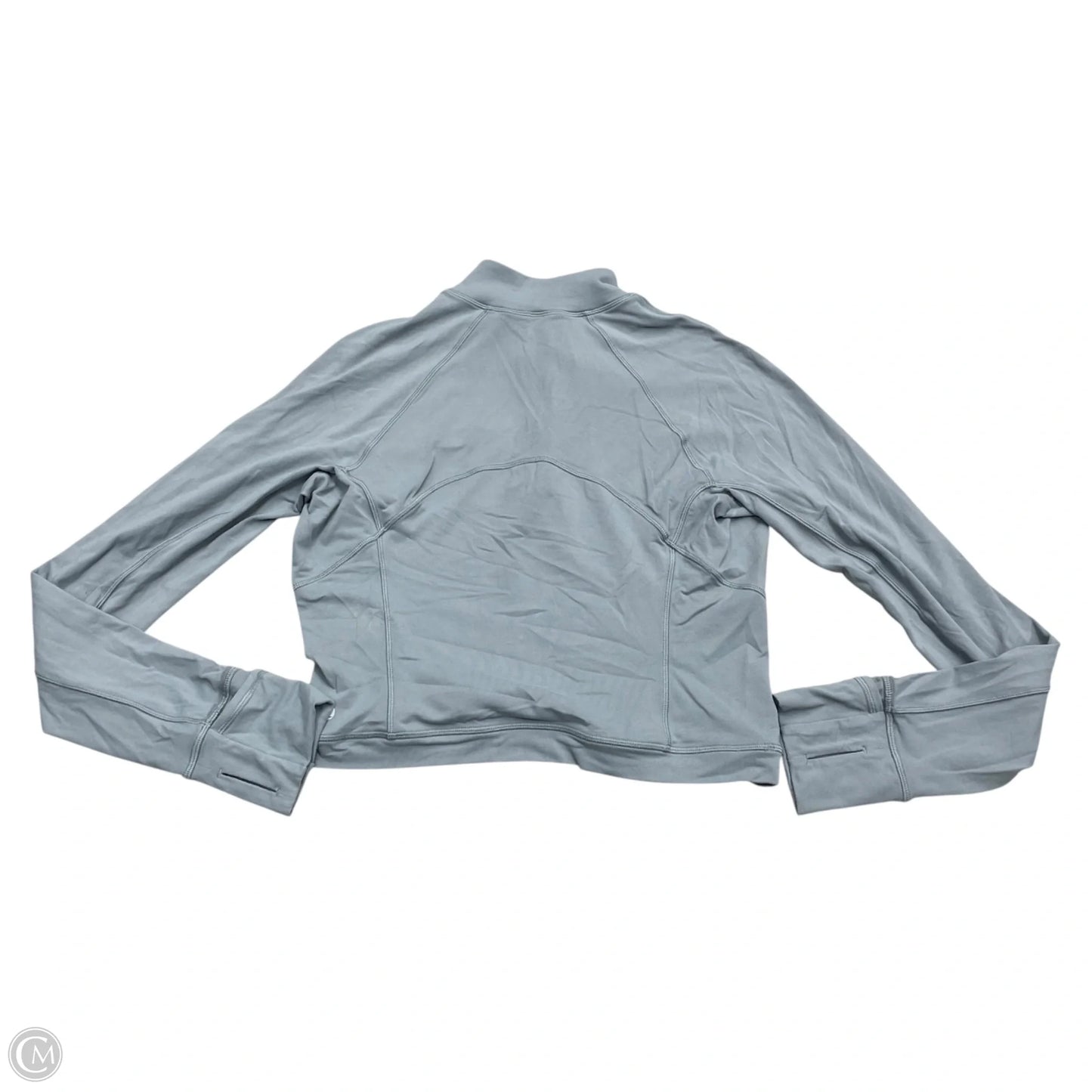 Athletic Jacket By Lululemon In Grey, Size: M