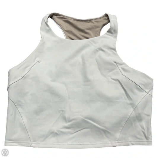 Athletic Bra By Lululemon In White, Size: Xl