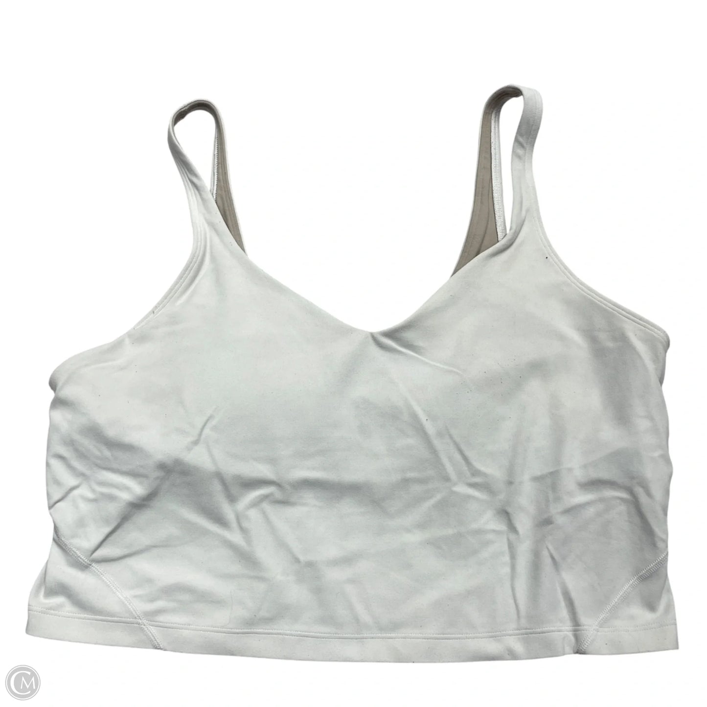 Athletic Bra By Lululemon In White, Size: Xl