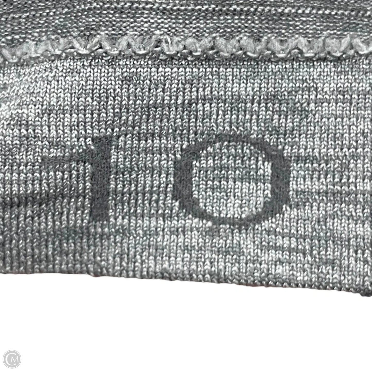 Athletic Top Short Sleeve By Lululemon In Grey, Size: M