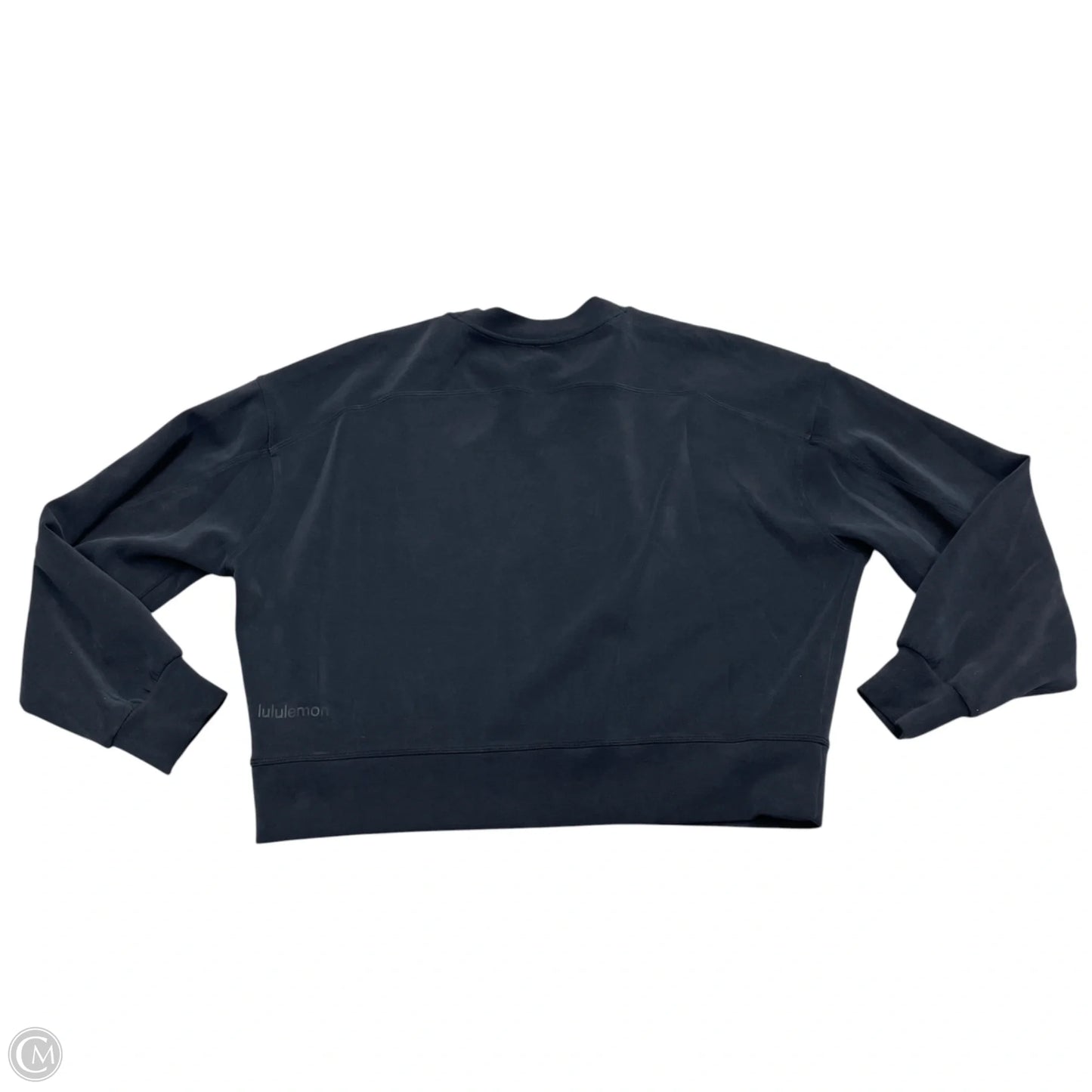 Athletic Sweatshirt Crewneck By Lululemon In Black, Size: M