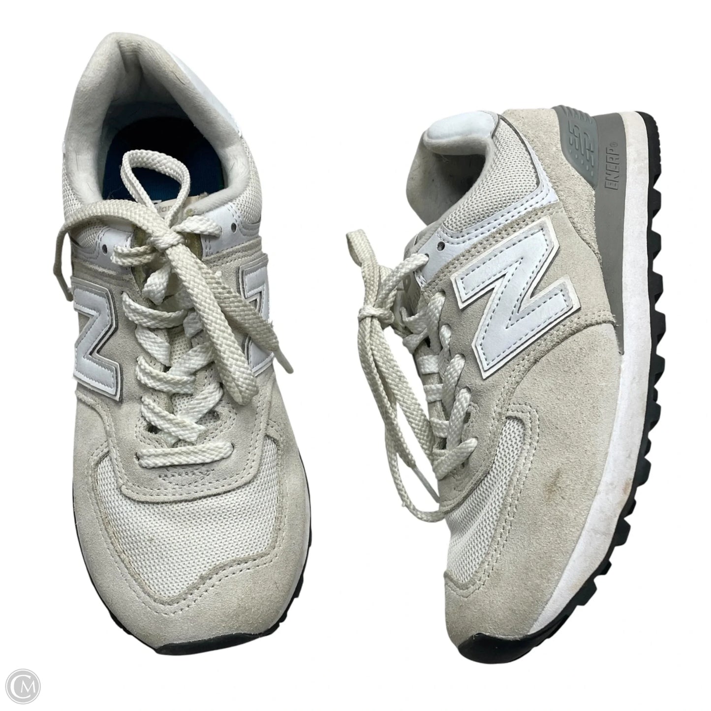 Shoes Sneakers By New Balance In Grey & White, Size: 8.5