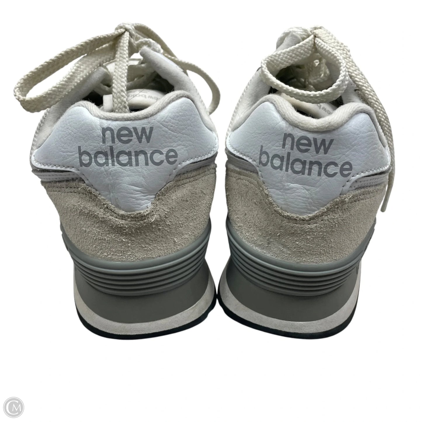 Shoes Sneakers By New Balance In Grey & White, Size: 8.5