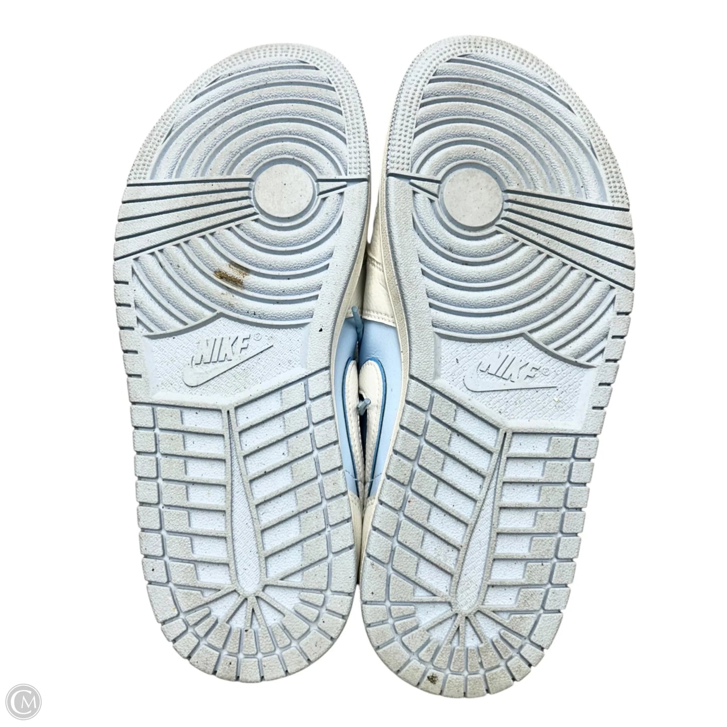 Shoes Luxury Designer By Jordan In Blue & White, Size: 9