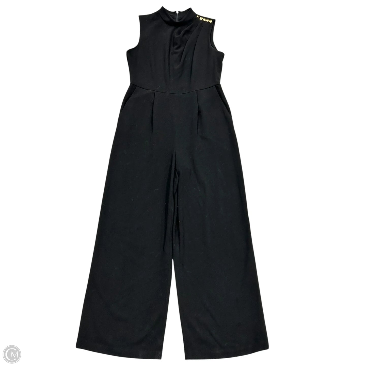 Jumpsuit By Donna Karan In Black, Size: L