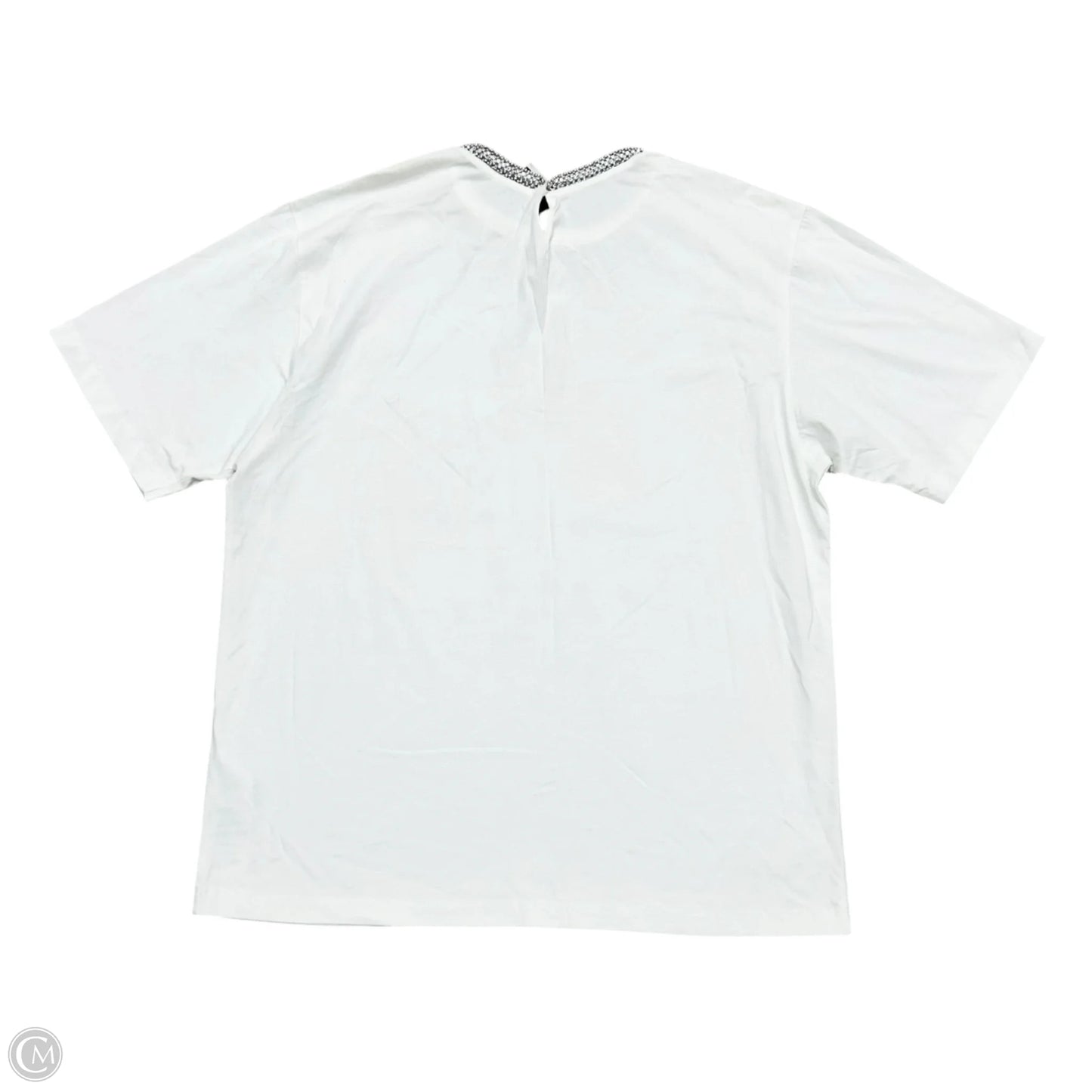 Top Short Sleeve Luxury Designer By 3.1 Phillip Lim In White, Size: L