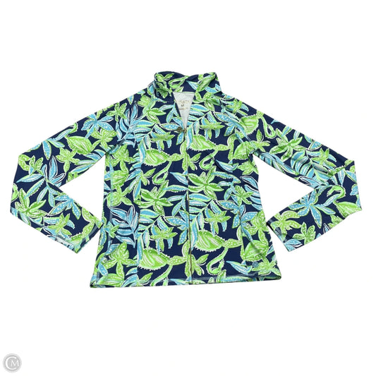 Jacket Designer By Lilly Pulitzer In Black & Green, Size: M