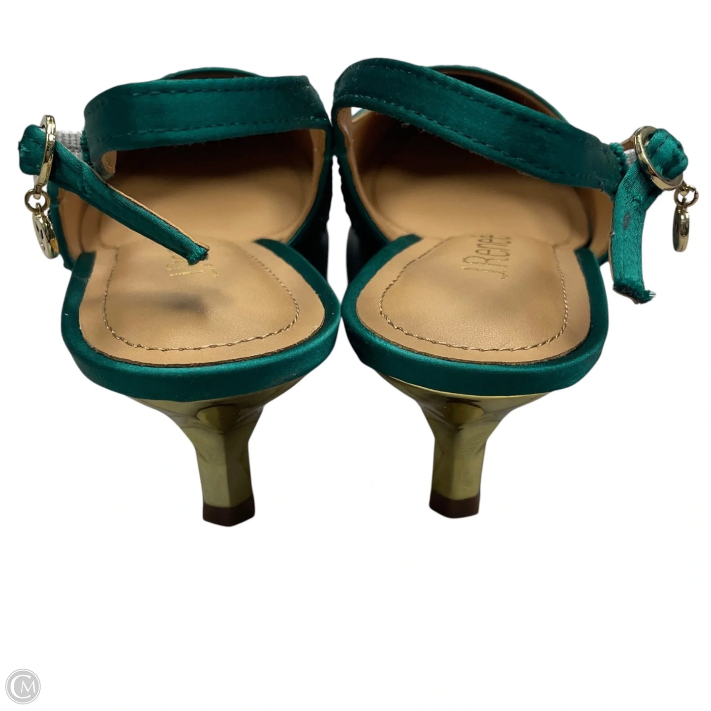 Shoes Heels Kitten By J Renee In Green, Size: 9