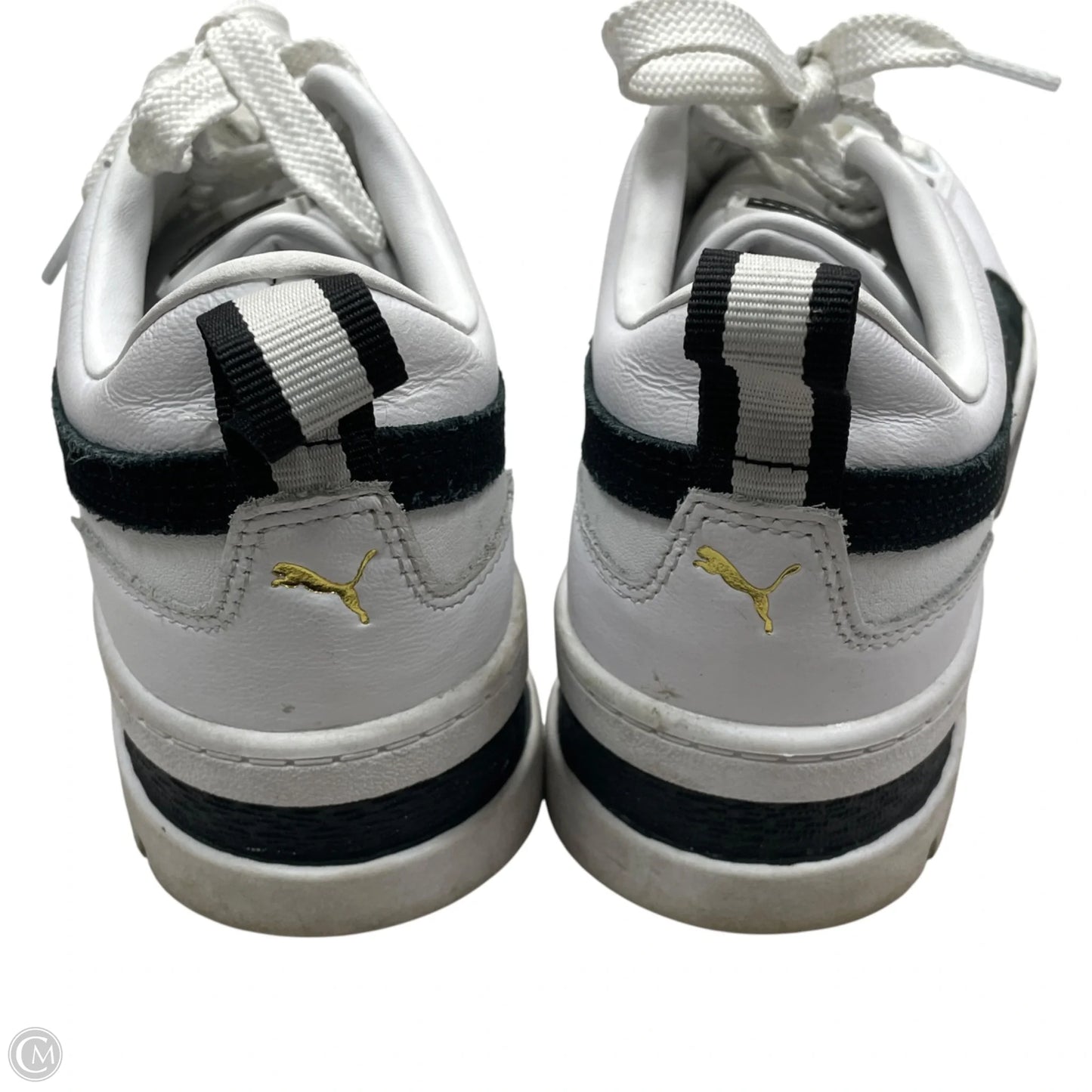 Shoes Sneakers By Puma In Black & White, Size: 8