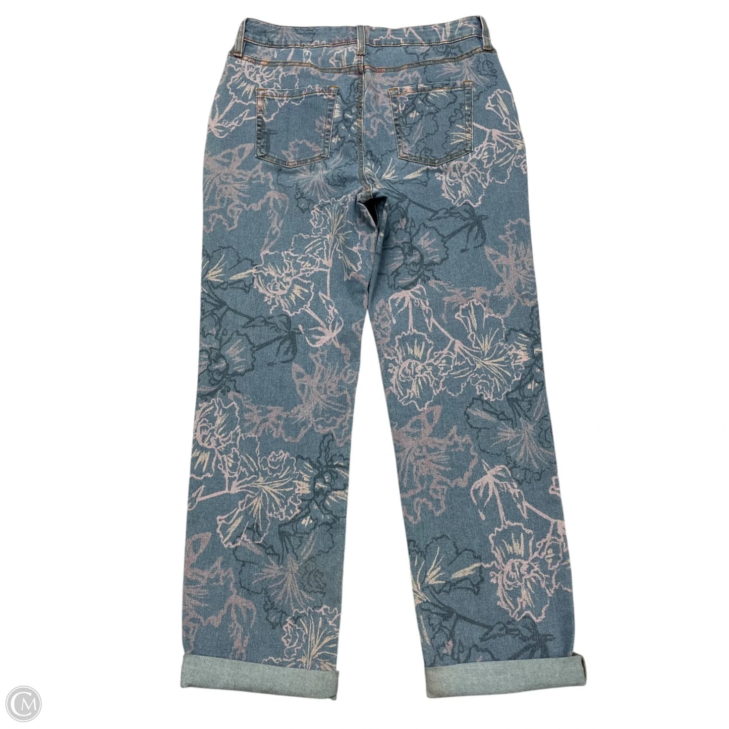 Jeans Straight By Style And Company In Blue Denim, Size: 12