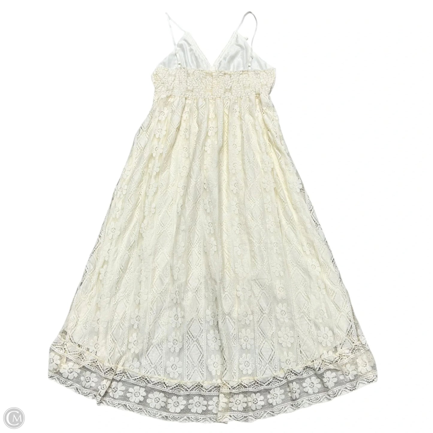 Dress Casual Maxi In Cream, Size: 2x