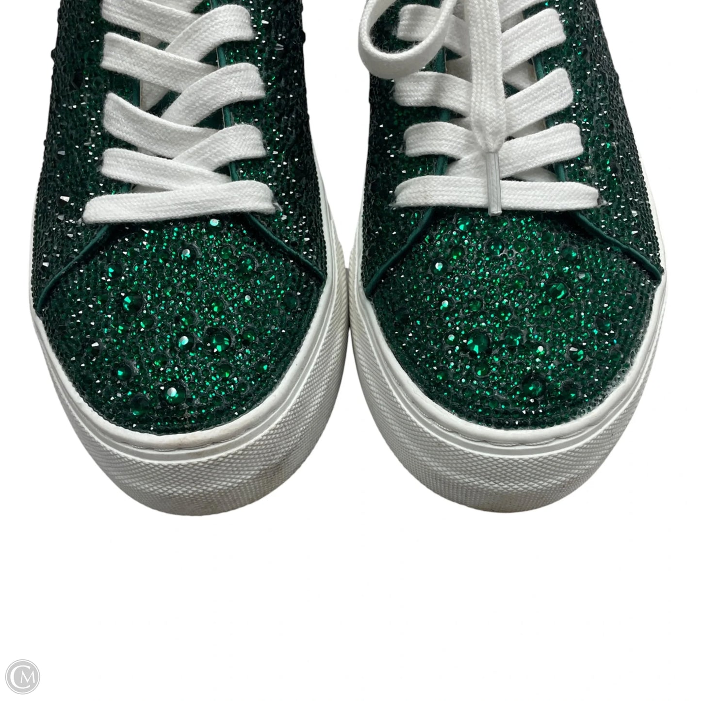 Shoes Sneakers By Betsey Johnson In Green, Size: 6.5