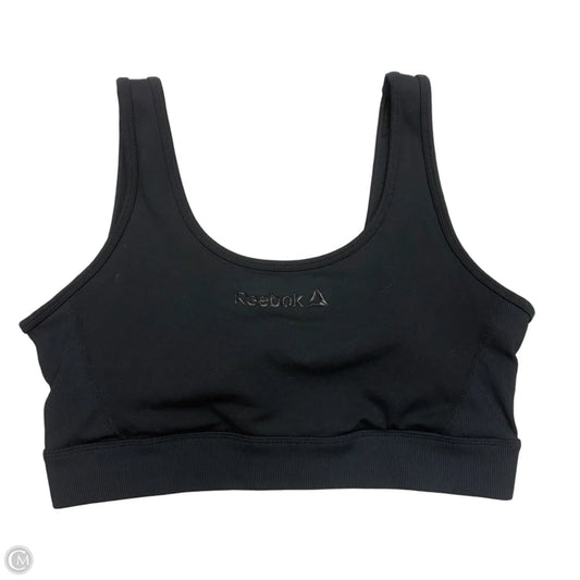 Athletic Bra By Reebok In Black, Size: L