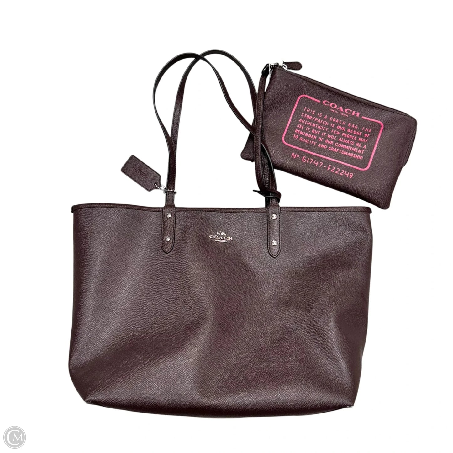 Handbag Designer By Coach, Size: Small