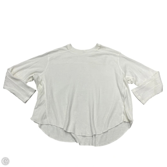 Top Long Sleeve Basic By Free People In White, Size: Xs