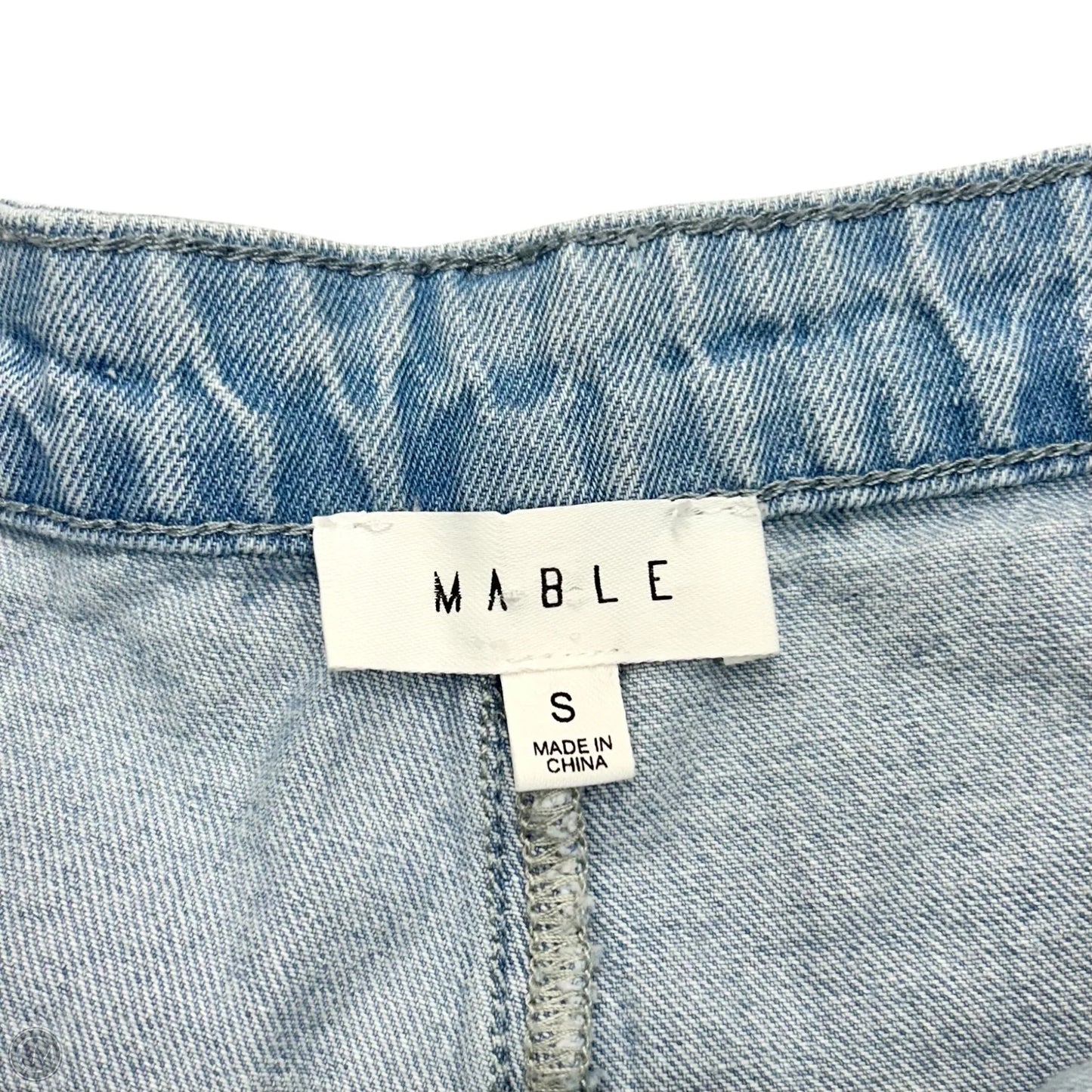Shorts By Mable In Blue Denim, Size: S
