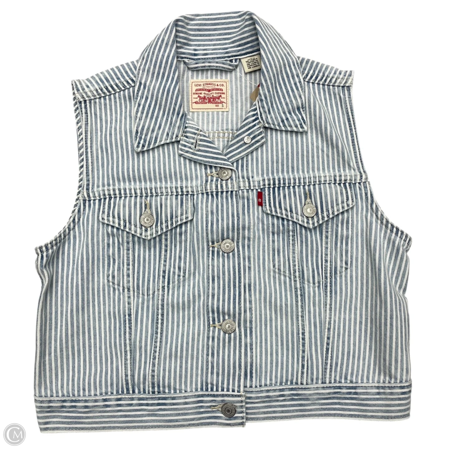 Vest Other By Levis In Striped Pattern, Size: S