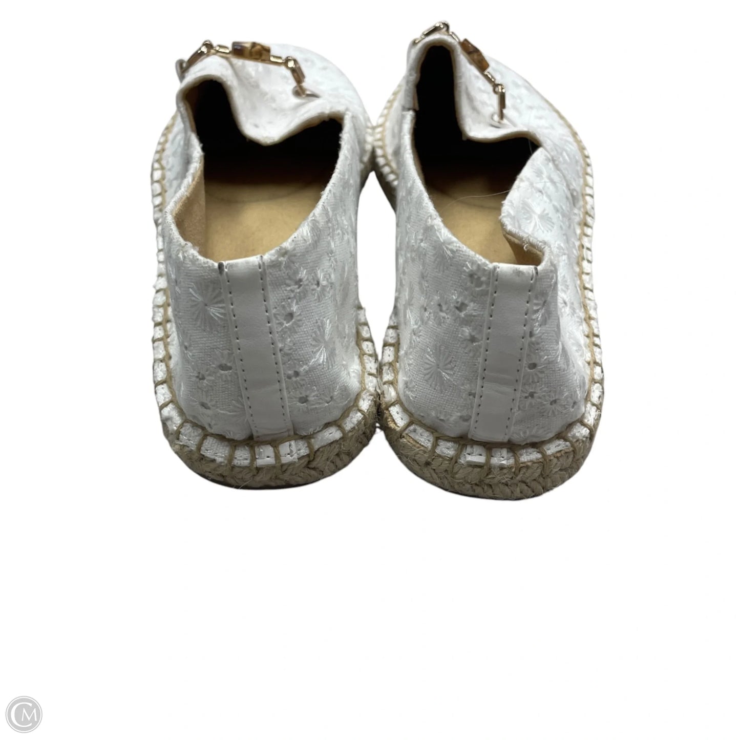 Shoes Flats By Talbots In White, Size: 8.5