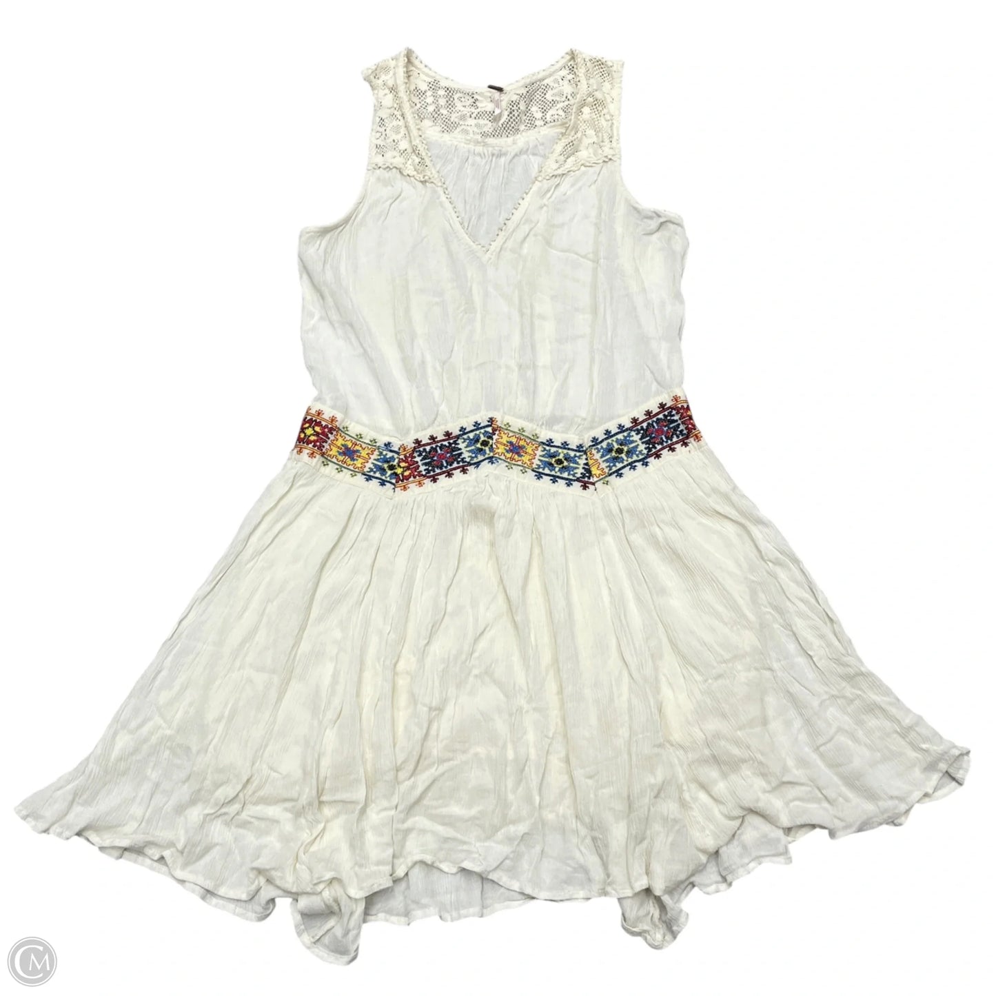 Dress Casual Midi By Free People In Cream, Size: M