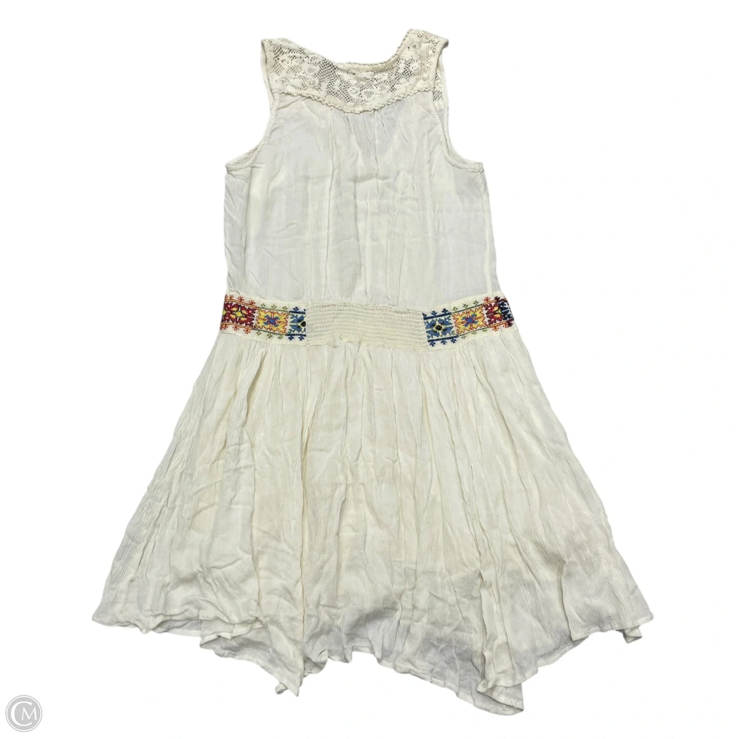 Dress Casual Midi By Free People In Cream, Size: M