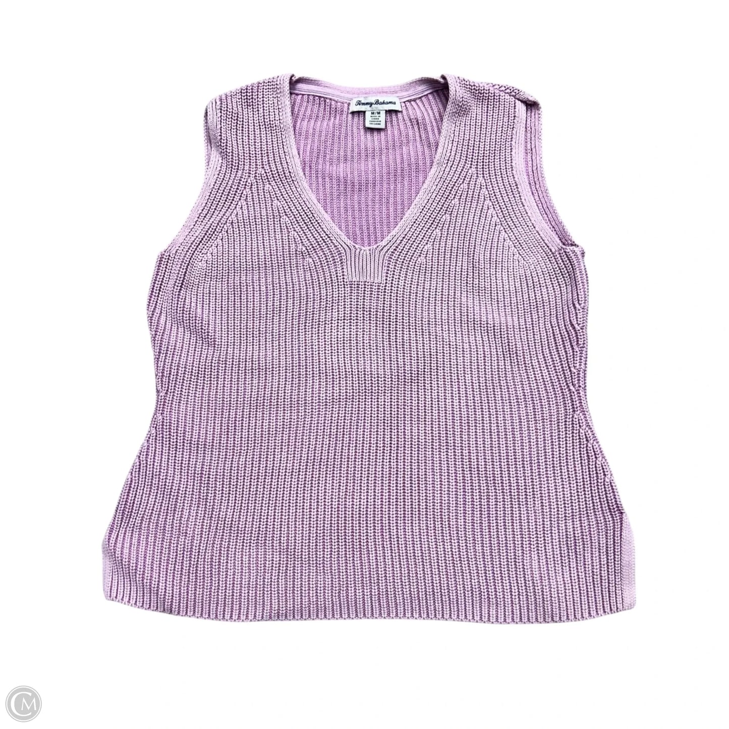 Sweater Short Sleeve By Tommy Bahama In Purple, Size: M