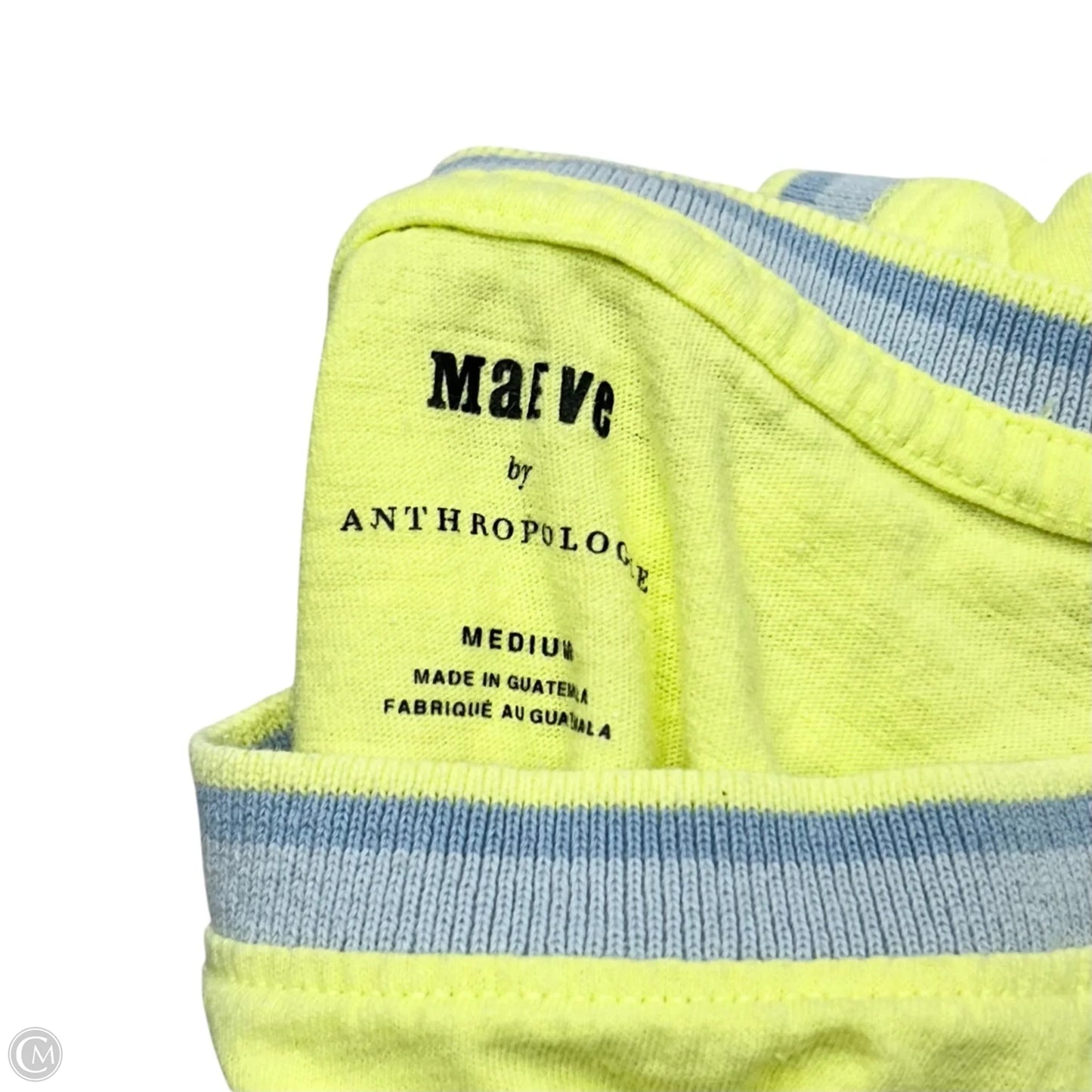 Top Short Sleeve By Maeve In Neon Green, Size: M