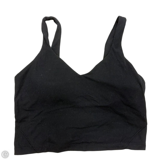 Athletic Bra By Lululemon In Black, Size: M