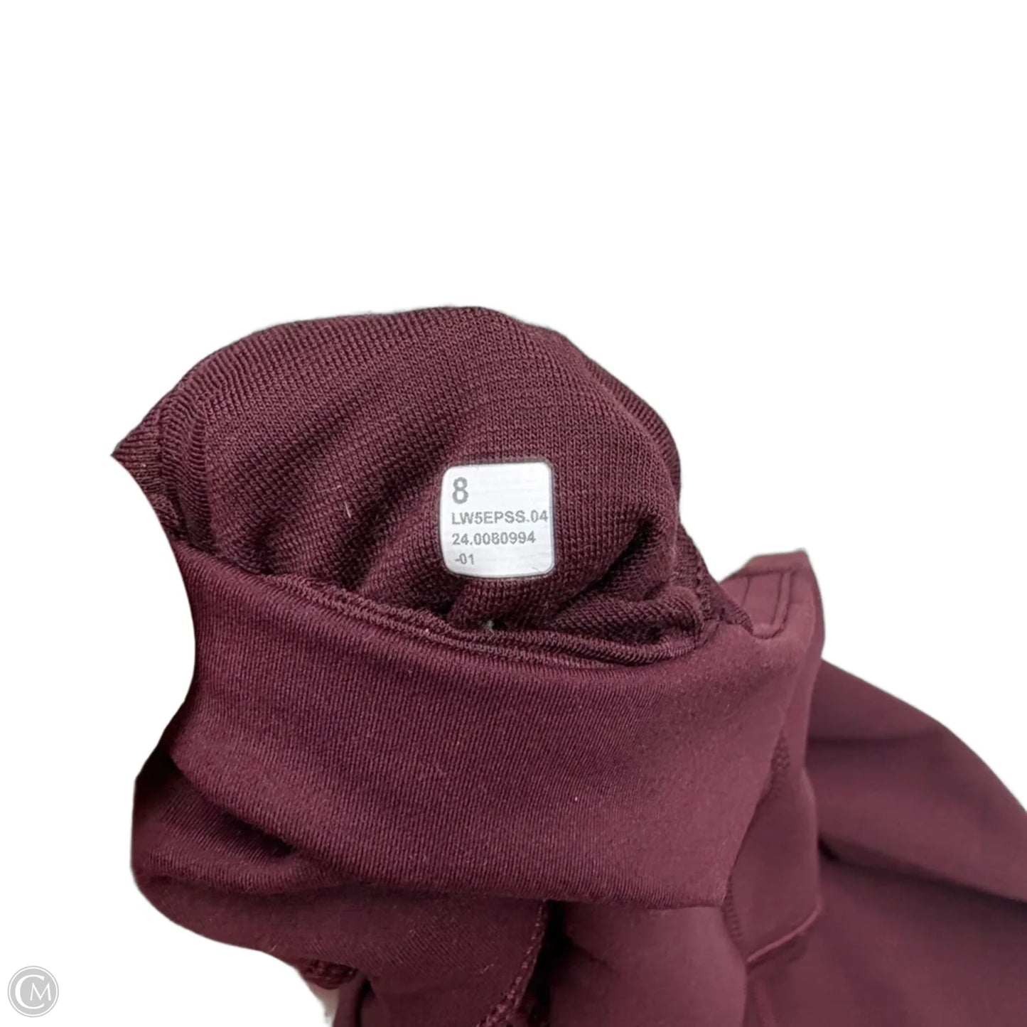 Athletic Leggings By Lululemon In Maroon, Size: M