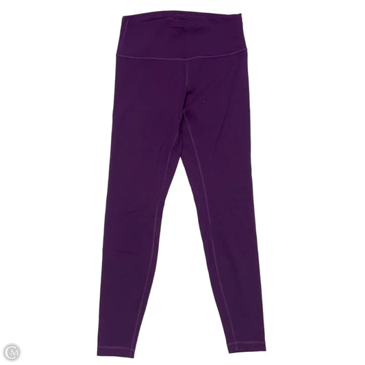 Athletic Leggings By Lululemon In Purple, Size: M