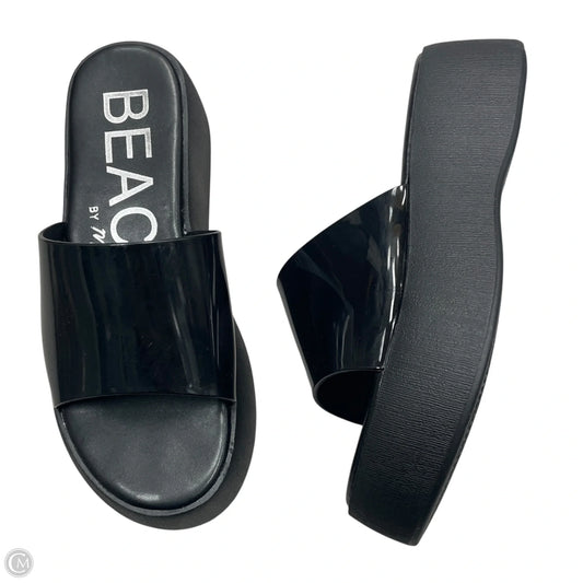 Sandals Heels Platform By Matisse In Black, Size: 7