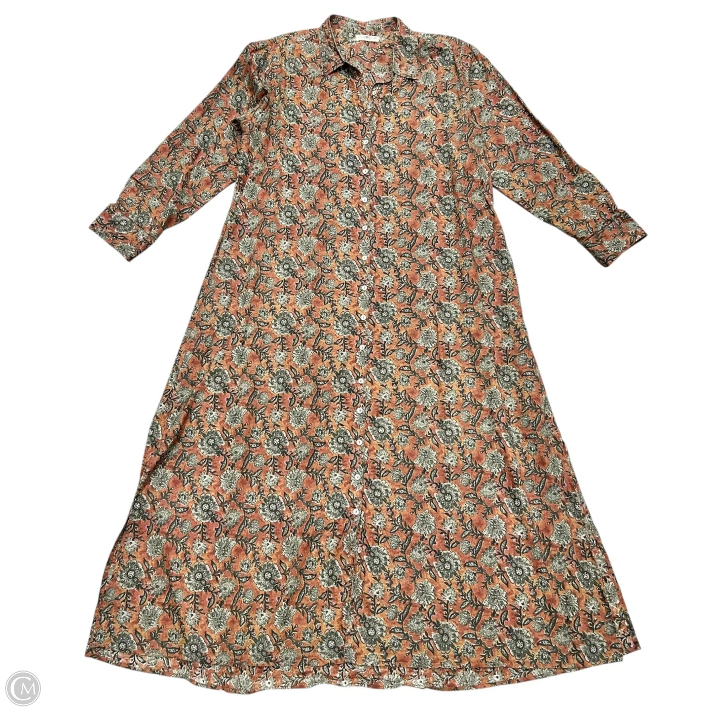 Dress Casual Maxi By Natural Life In Brown & Grey, Size: Xxl